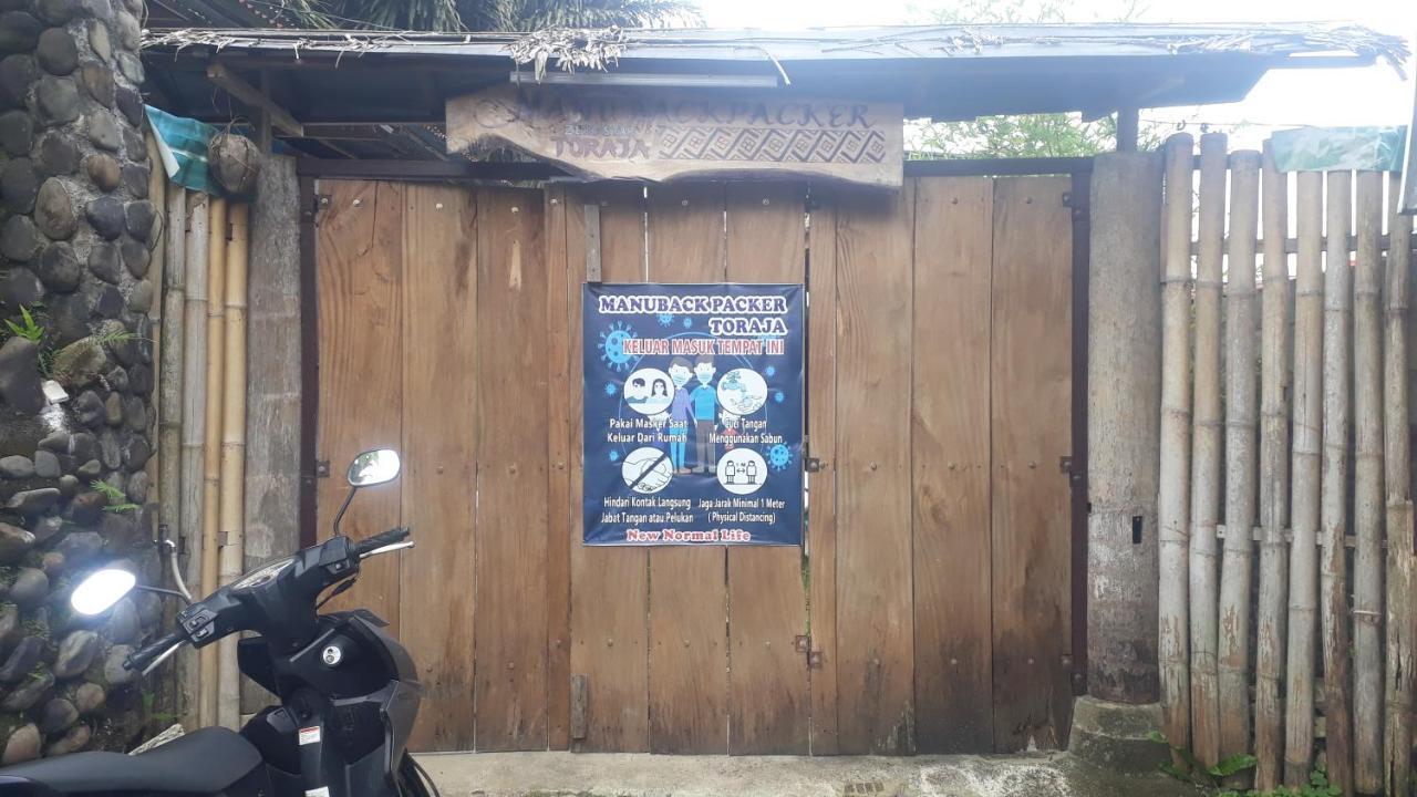 Toraja Manubackpacker Hotel Rantepao Kültér fotó