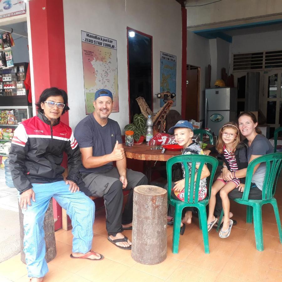 Toraja Manubackpacker Hotel Rantepao Kültér fotó
