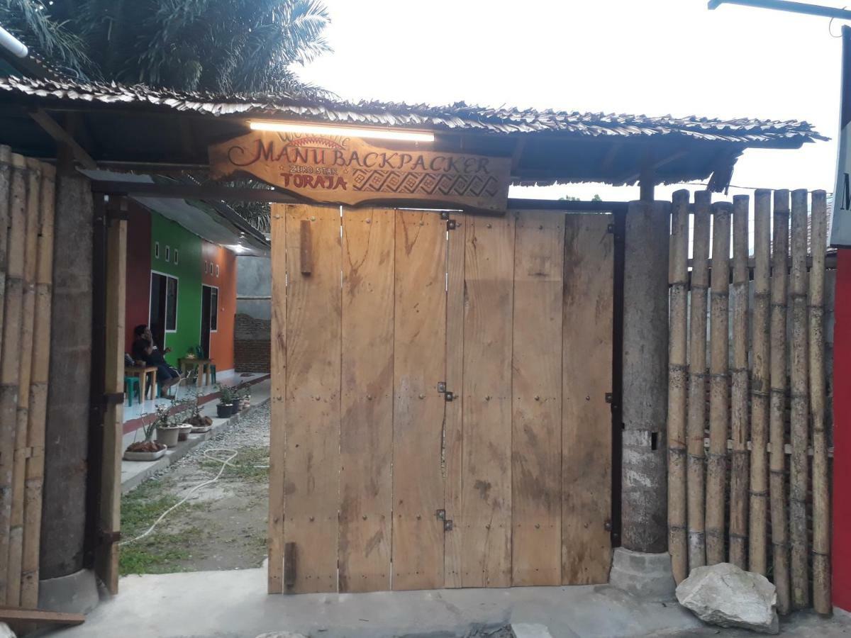Toraja Manubackpacker Hotel Rantepao Kültér fotó